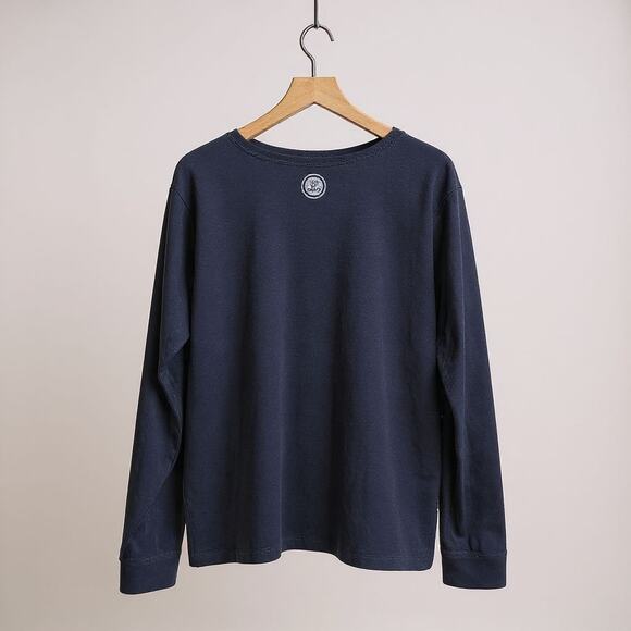 Life is Good Long Sleeve Crusher Tee Snow Good Adirondack Chair Women’s XL - Picture 2 of 8